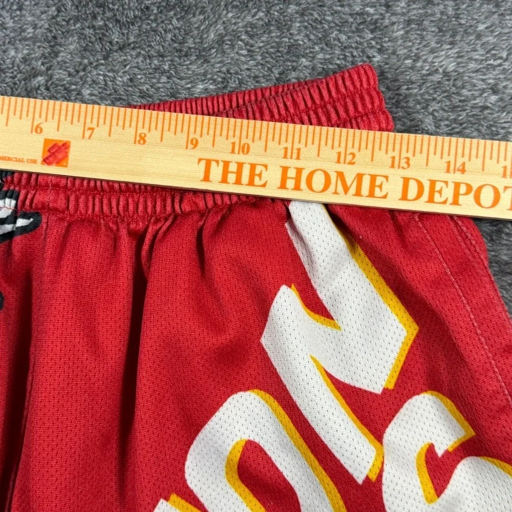 Mitchell & Ness Houston Rockets Shorts‎ Mens Medium Red Hardwood Classics Rare